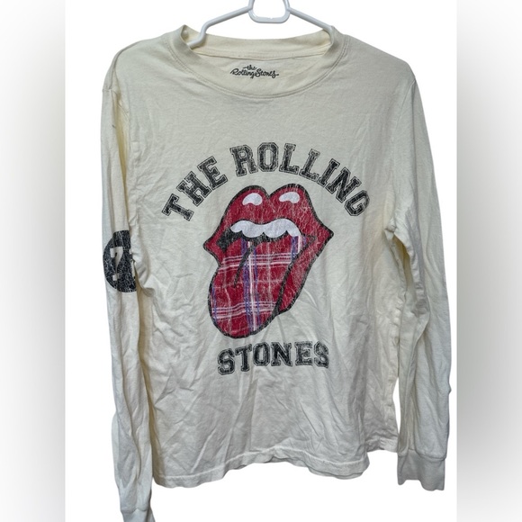 The Rolling Stones Cream Long Sleeve Tee Shirt - Picture 1 of 6